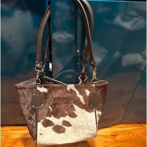 Never used real cowhide bag
